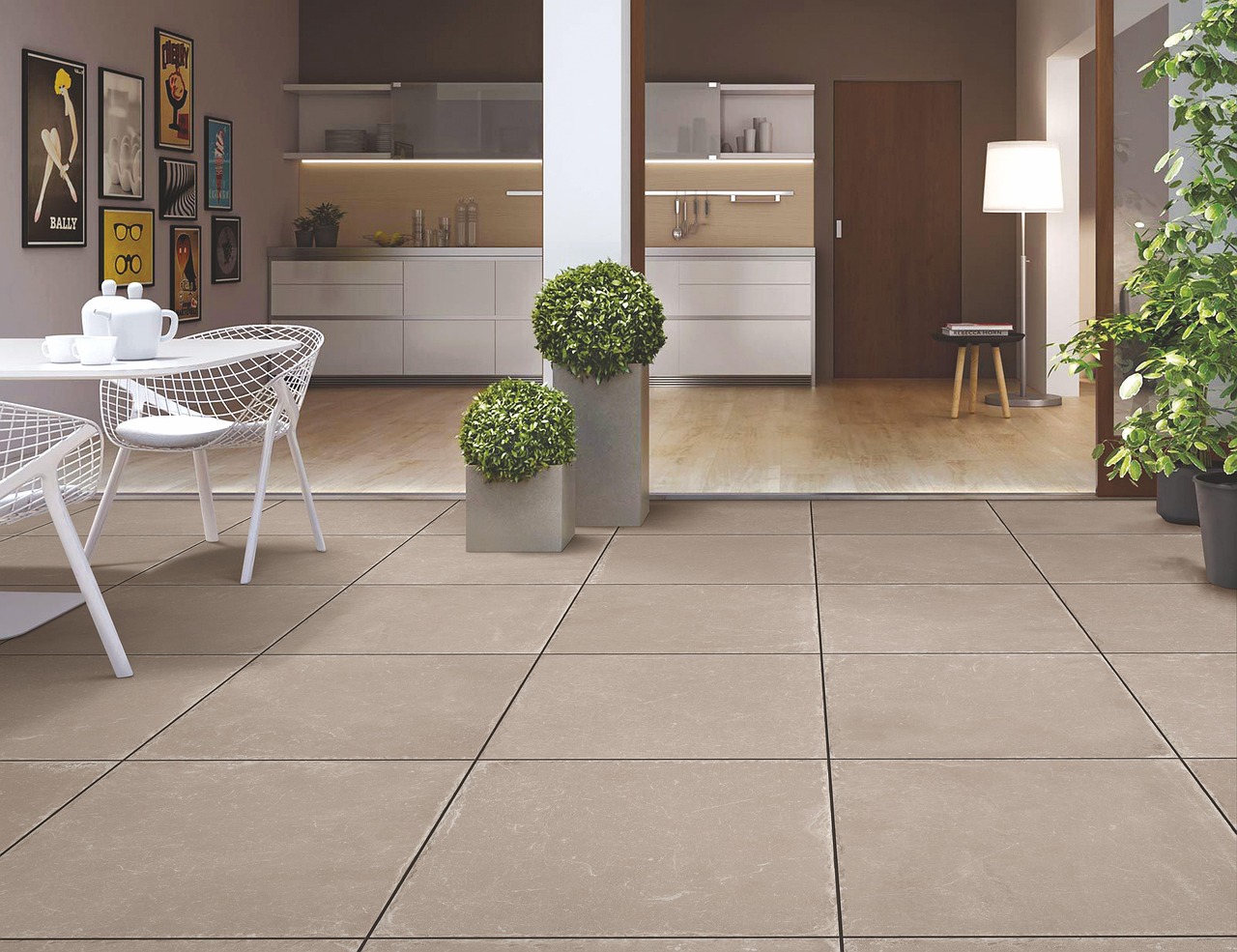 porcelain tile floor NYC, floor tiling